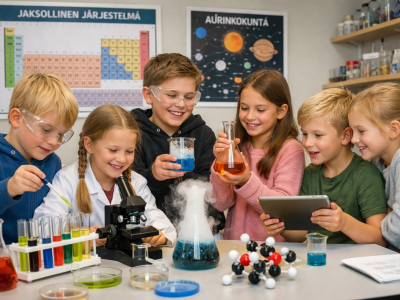 Lasten tiedekerhot Toholammilla ja Lestijärvellä