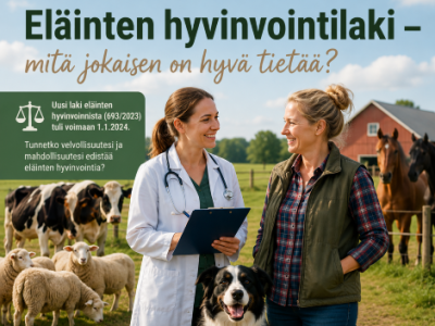 Etä: Eläinten hyvinvointilaki – mitä jokaisen on hyvä tietää
