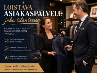 Etä: Loistava asiakaspalvelu joka tilanteessa